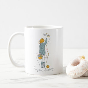 Caneca De Café Dedicado de tricô