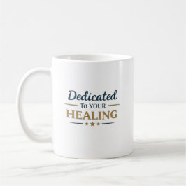 Caneca De Café Dedicated to Healing Medical Appreciation Gift