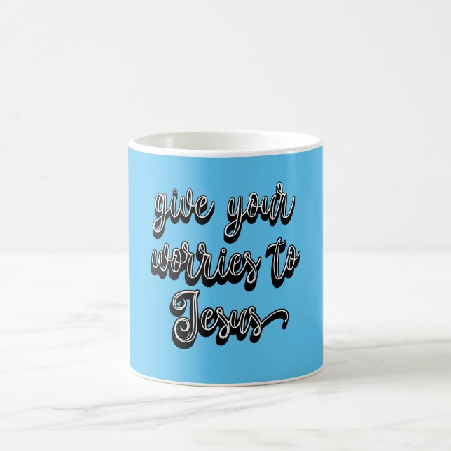 Caneca De Café Deem As Vossas Preocupações A Jesus (Centro)