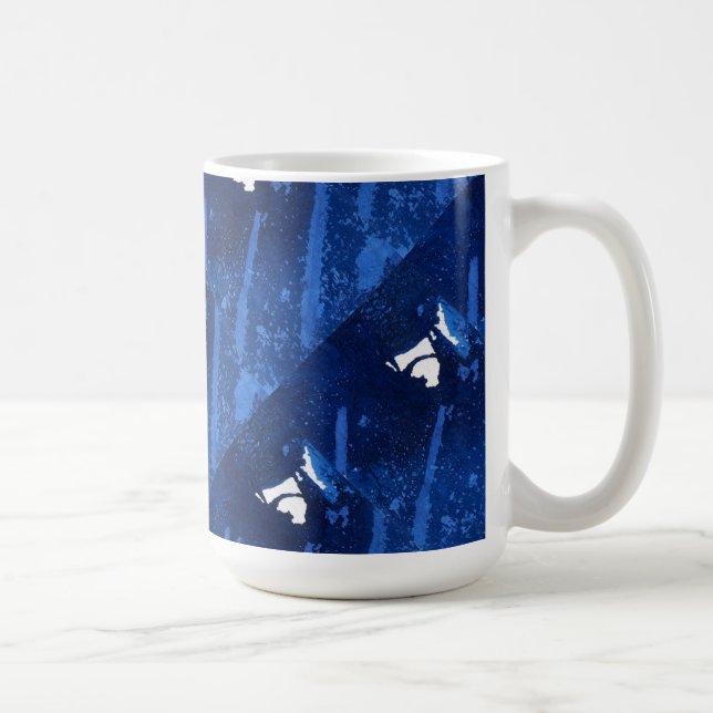 Caneca De Café "Deep Watts #3 Tild" Abstract Design Mug (Direita)