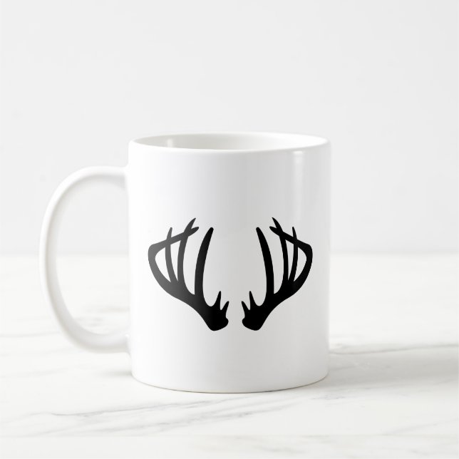 Caneca De Café Deer Antlers Coffee Mug (Esquerda)