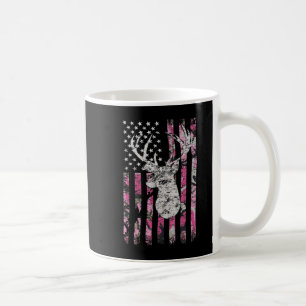 Caneca De Café Deer Hunting Camo American Flag Pink Buck