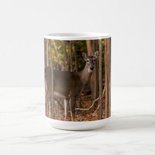 Caneca De Café Deer in Woods (Centro)