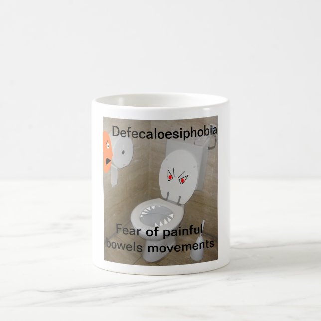 Caneca De Café Defecaloesiphobia (Centro)