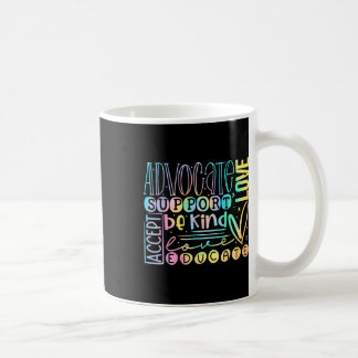 Caneca De Café Defenda Amor Apoie Aceite Seja Gentil