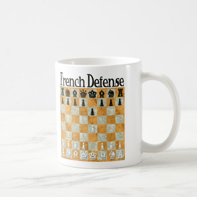 Caneca De Café Defesa francesa (Direita)