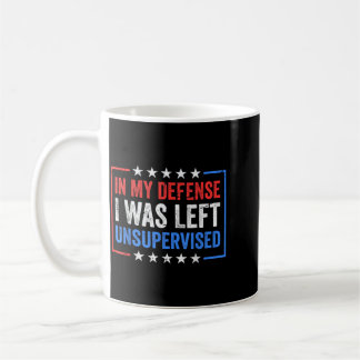 Caneca De Café Defesa Gráfica de Homens Divertidos Foi Deixada