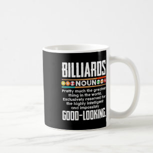 Caneca De Café Definição Billiards - Piscina Engraçada Billiard 8