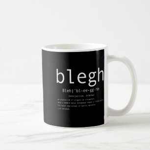 Caneca De Café Definição Blegh Cabeça de Heavy Metal Metalcore En
