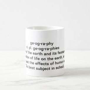 Caneca De Café Definição da geografia