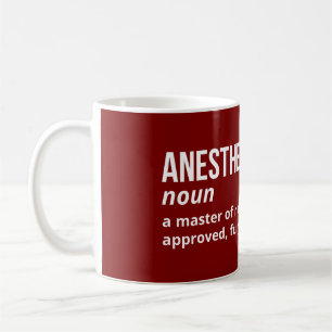 Caneca De Café Definição de Anestesiologista - Doutor Engraçado