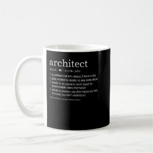Caneca De Café Definição de arquiteto - engraçada para arquitetos