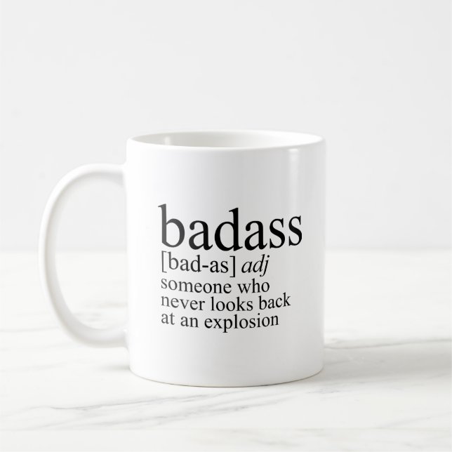 Caneca De Café Definição de Badass (Esquerda)