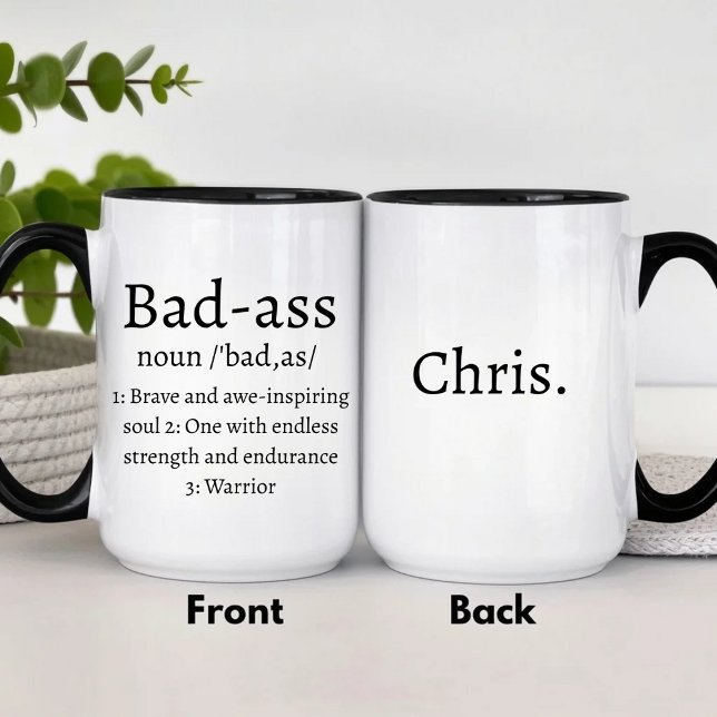 Caneca De Café Definição de Badass (Criador carregado)