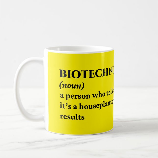 Caneca De Café Definição de Bioengenheiro Hilário (Esquerda)
