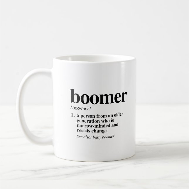 Caneca De Café Definição de Boomer (Esquerda)