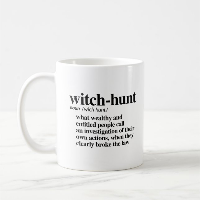Caneca De Café Definição de Caça às Bruxas (Esquerda)