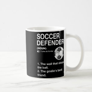 Caneca De Café Definição de defensor de futebol Jogador de futebo