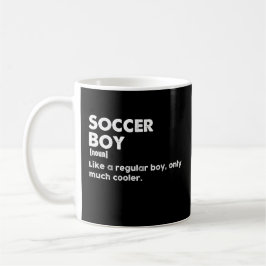 Caneca De Café Definição de Dicionário Engraçado do Soccer Boy