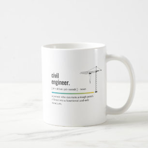 Caneca De Café Definição de Engenheiro Civil