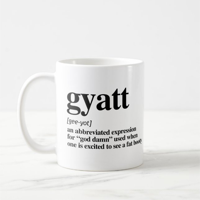 Caneca De Café Definição de Gyatt (Esquerda)
