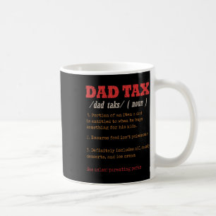 Caneca De Café Definição de Imposto de pai Men Funny Dia de os pa