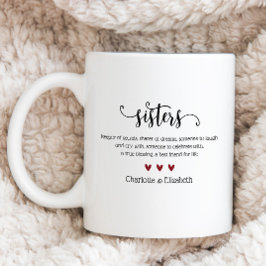 Caneca De Café Definição de Irmã Personalizada