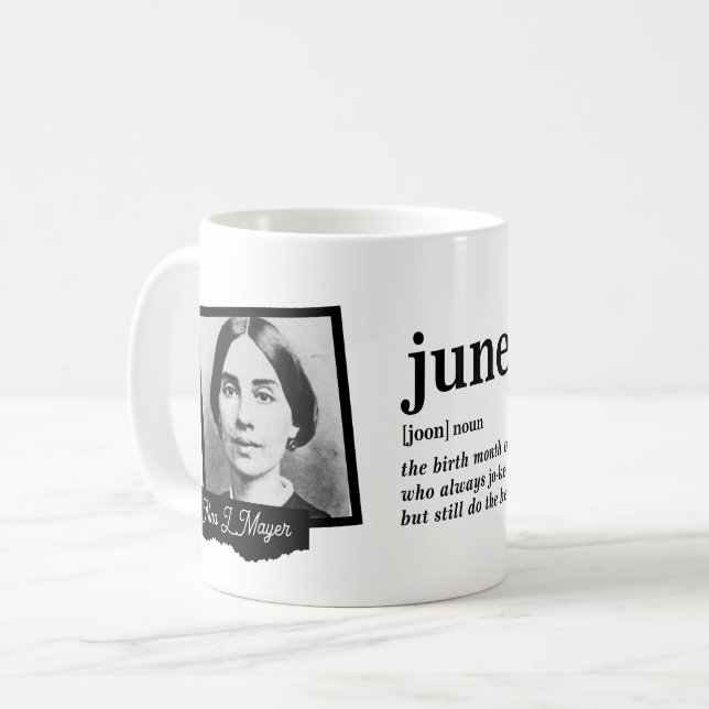 Caneca De Café Definição de junho (Frente Esquerda)