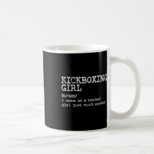 Caneca De Café Definição de menina de Kickboxing engraçado mulher