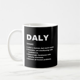 Caneca De Café Definição de Nome Personalizado Daly