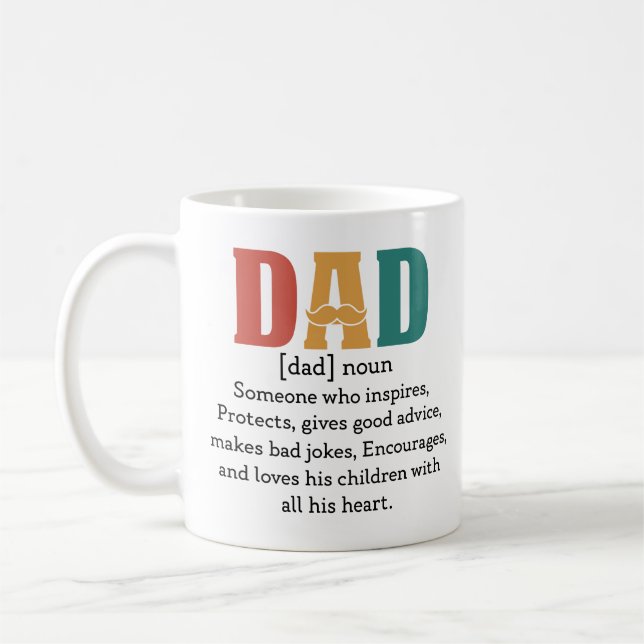 Caneca De Café Definição de Pai (Esquerda)