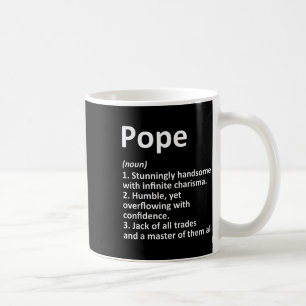 Caneca De Café Definição de Papa Sobrenome Engraçado Árvore Genea