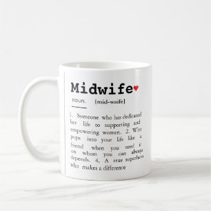 Caneca De Café Definição de Parteira, Presente de Parteira