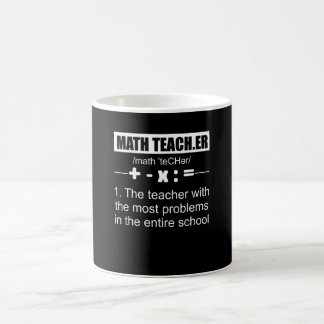 Caneca De Café Definição de Professor de Matemática Problemas Esc