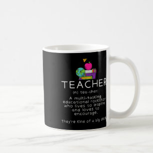 Caneca De Café Definição de Professor - Professor Engraçado da Es