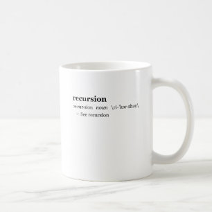 Caneca De Café Definição de Recursão