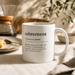 Caneca De Café Definição de Sobremesa Palavras espanholas Vocabul