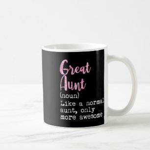 Caneca De Café Definição de Tia Avó Substantivo Como Tia Normal S