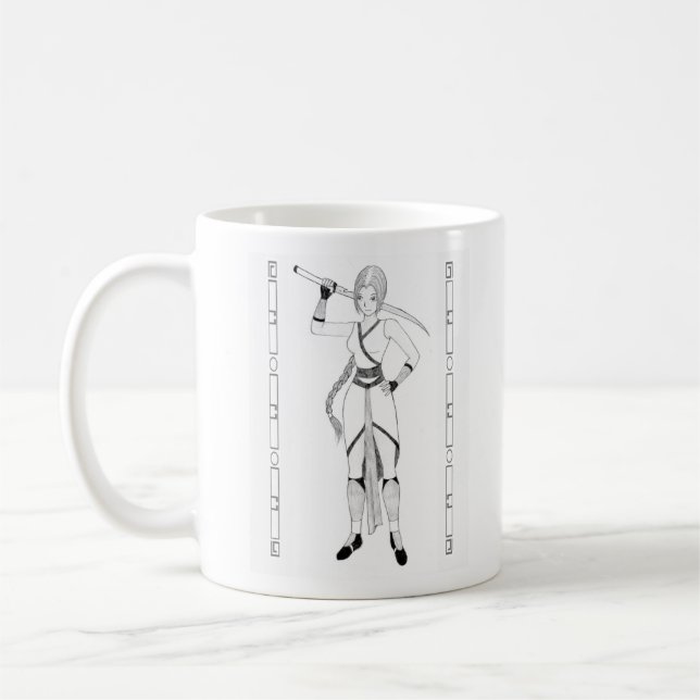 Caneca De Café Definição de um guerreiro (Esquerda)