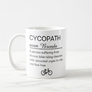 Caneca De Café Definição Divertida de Ciclopata