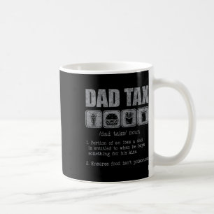 Caneca De Café Definição do Imposto do pai Funny Pai Imposto Piad