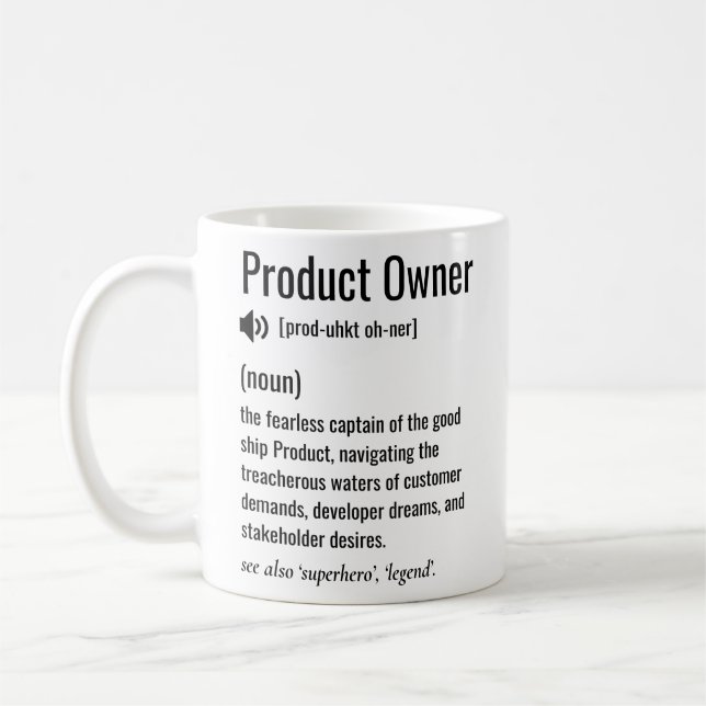 Caneca De Café Definição do Proprietário do Produto (Esquerda)