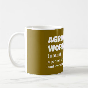 Caneca De Café Definição do Trabalhador Agrícola - Vida Fazenda