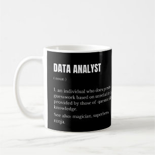 Caneca De Café Definição engraçada de cientista de dados analista