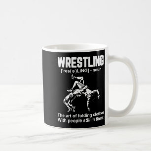 Caneca De Café Definição Engraçada de Luta Livre A Arte de Dobrar