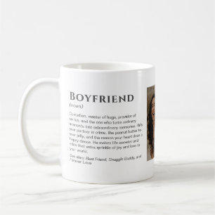 Caneca De Café Definição Engraçada de Namorado Personalizada Com 