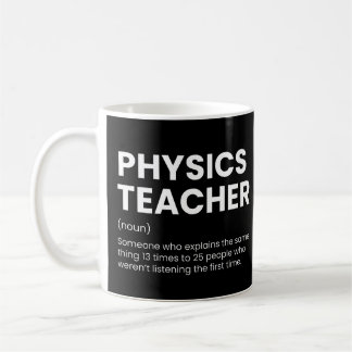 Caneca De Café Definição Engraçada de Professor de Física
