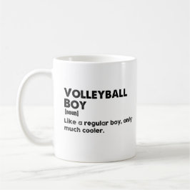Caneca De Café Definição Engraçada De Voleibol