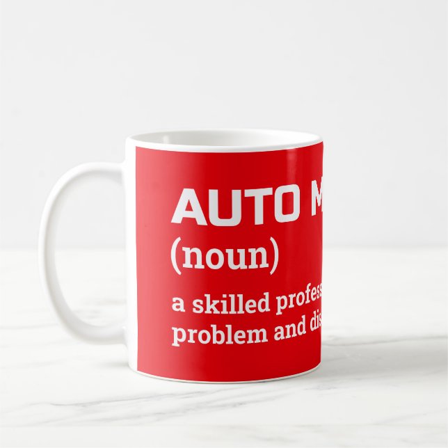 Caneca De Café Definição Mecânica Automática Funny (Esquerda)