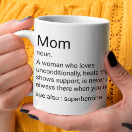 Caneca De Café Definição Personalizada Da Mãe Para Dia de as mães